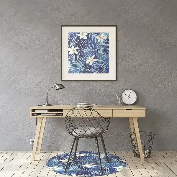 Stuhlmatte für Hartböden Lei Blume