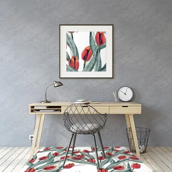 Stuhlmatte Tulpen