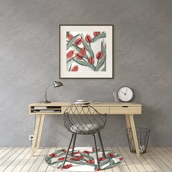 Stuhlmatte Tulpen