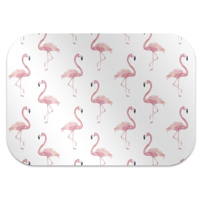 bodenschutzmatte schreibtischstuhl Flamingos