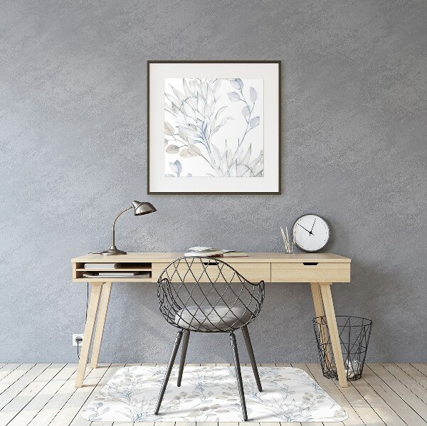 Stuhlmatte Protea Silber.