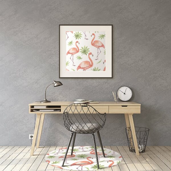 Stuhlmatte Flamingos