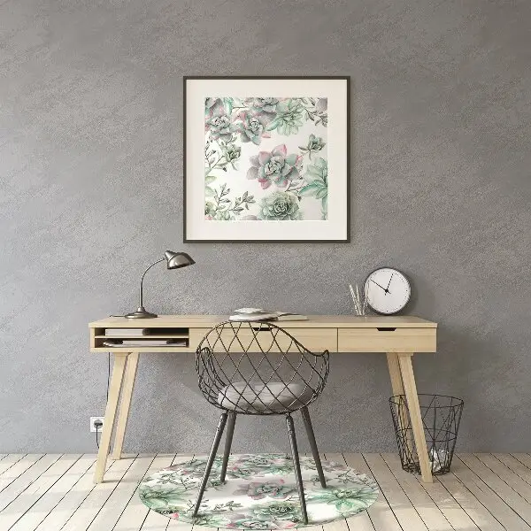 Stuhlmatte für Hartböden Aquarell
