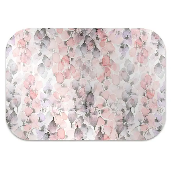 Stuhlmatte Blumen gemalt