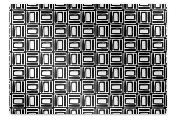 bodenschutzmatte bürostuhl Geometrisches Muster