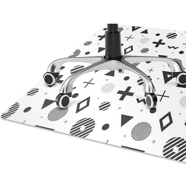 bodenschutzmatte bürostuhl Geometrische Muster