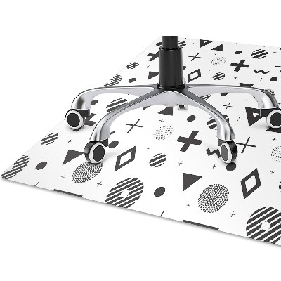 bodenschutzmatte bürostuhl Geometrische Muster