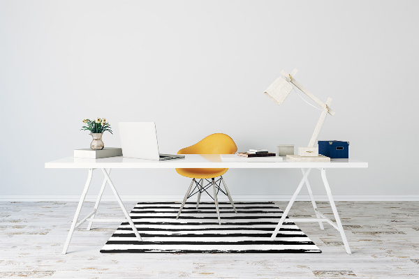 Bürostuhlunterlage Zebra-Muster