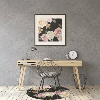 Stuhlunterlage Vintage Rosen