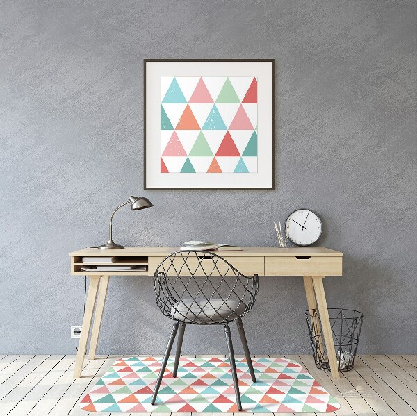 Stuhlmatte Bunte Dreiecke