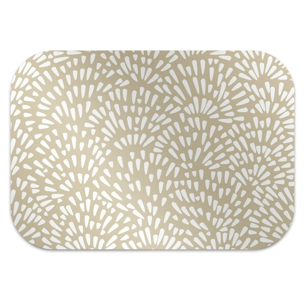 Stuhlunterlage Beige Tränen Boho.