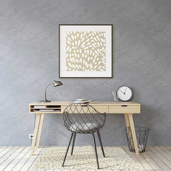 Stuhlunterlage Beige Tränen Boho.