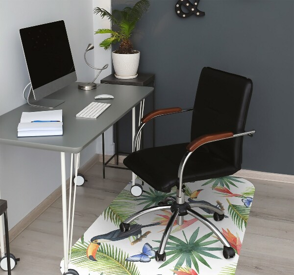 Bürostuhlunterlage Tukane