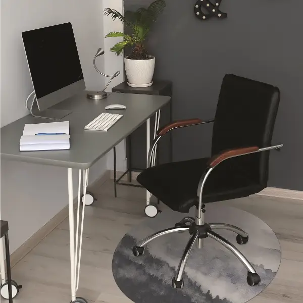 Bürostuhlunterlage Berglandschaft.