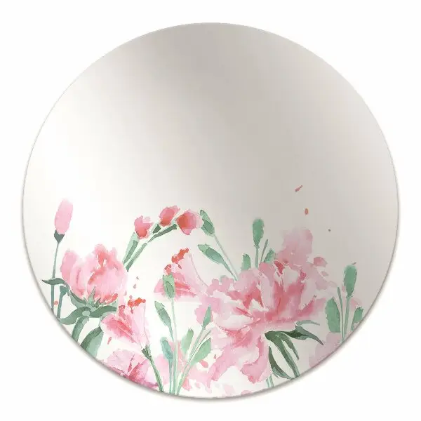 bodenschutzmatte schreibtischstuhl Pinke Blumen