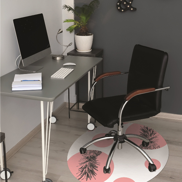 Stuhlunterlage Rosa Ananas