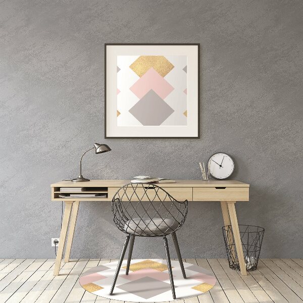 Stuhlunterlage Bunte Diamanten