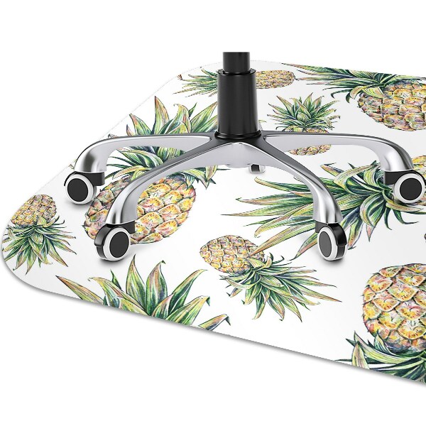 bodenschutzmatte schreibtischstuhl Ananas