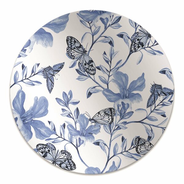 Stuhlunterlage Blaue Blumen