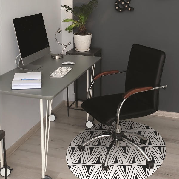 Stuhlunterlage Dreier Boho-Muster
