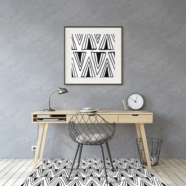 Stuhlunterlage Dreier Boho-Muster