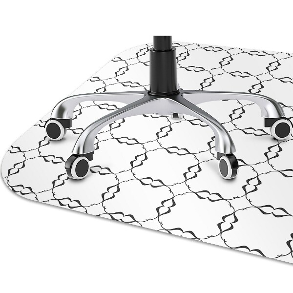 Stuhlmatte Wellige Räder