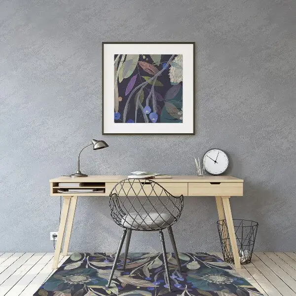 Stuhlmatte Botanisches Muster