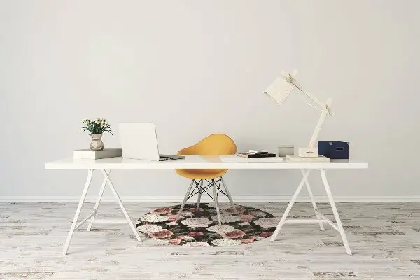 Bürostuhlunterlage Barockblumen