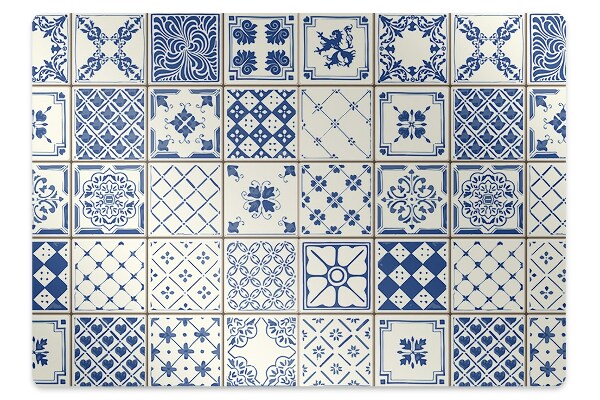 Stuhlmatte für Hartböden Azulejos Fliesen