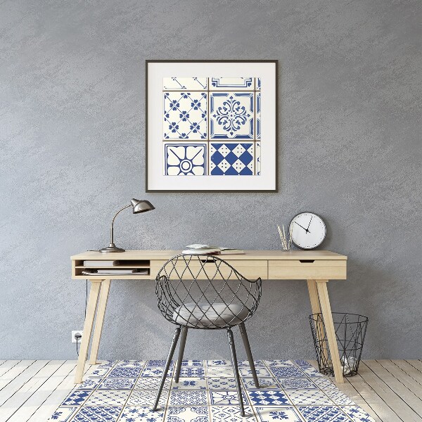 Stuhlmatte für Hartböden Azulejos Fliesen