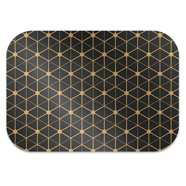 Stuhlmatte für Hartböden Hexagonal