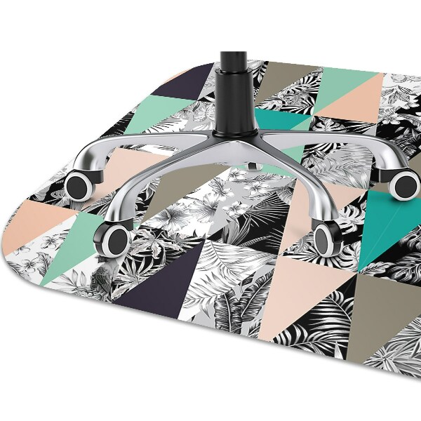 Stuhlmatte Tropisches Patchwork.