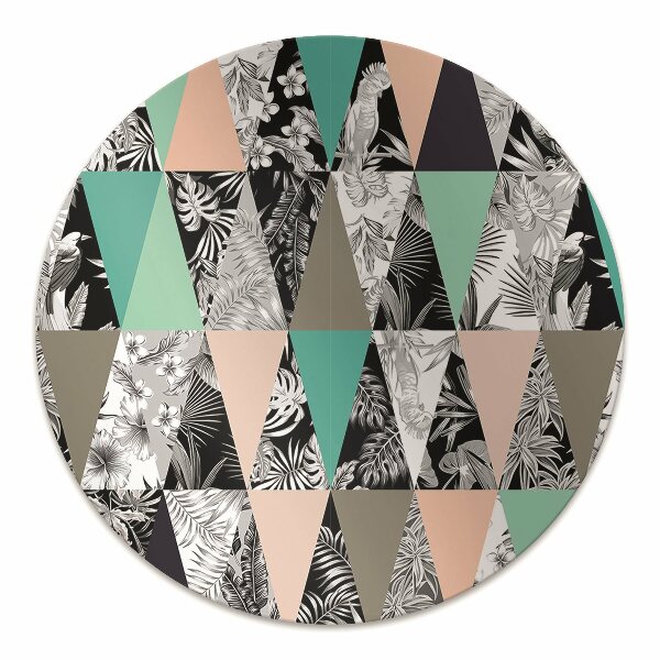Stuhlmatte Tropisches Patchwork.