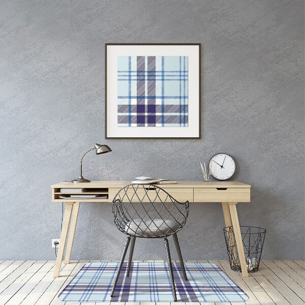 bodenschutzmatte schreibtischstuhl Tartan