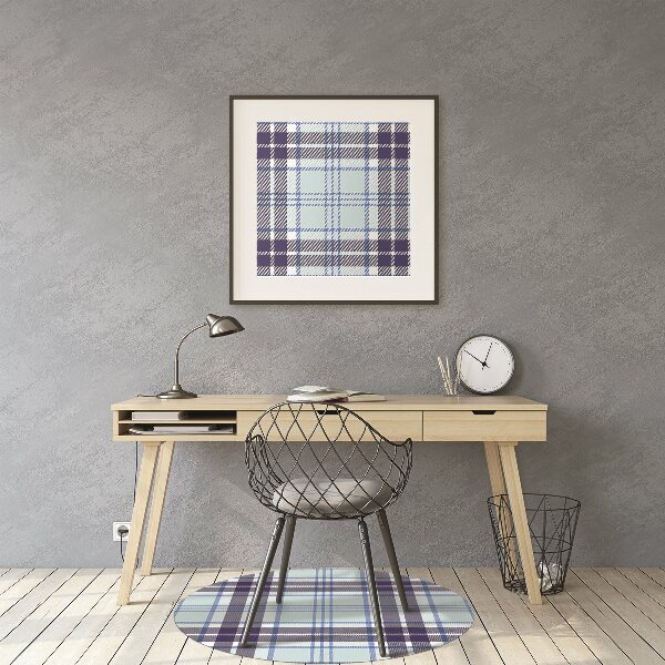 bodenschutzmatte schreibtischstuhl Tartan