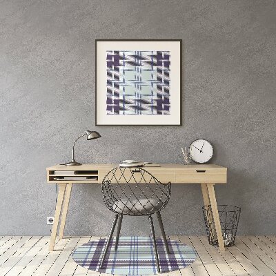 bodenschutzmatte schreibtischstuhl Tartan