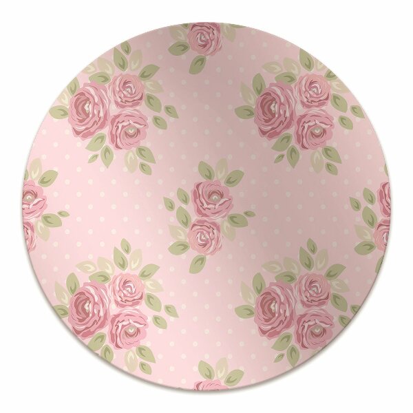 bodenschutzmatte bürostuhl Rosa Bouquet