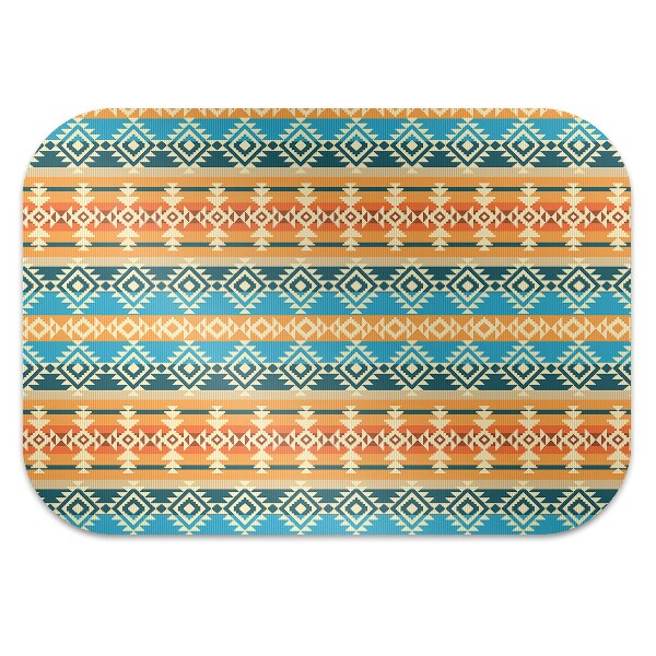 Bodenschutzmatte Navajo-Stil-Muster.