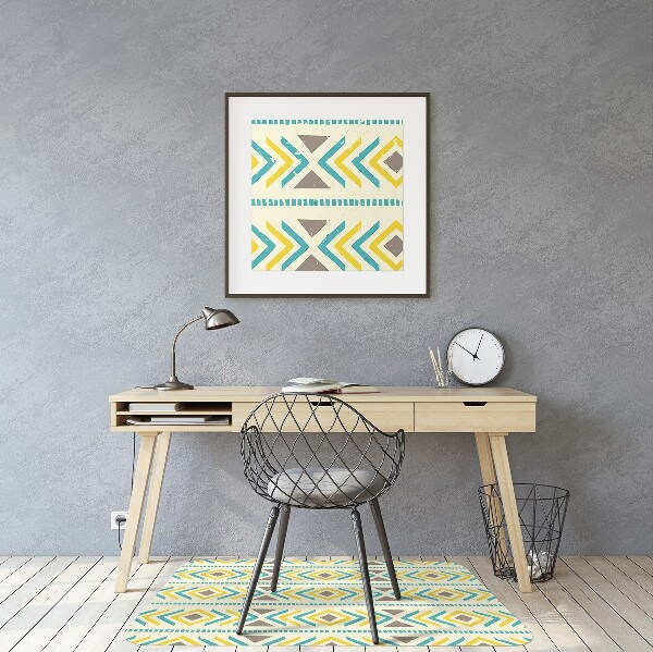 Bodenschutzmatte Geometrisches Muster