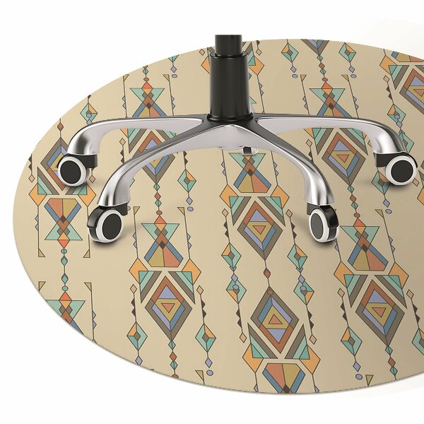 bodenschutzmatte bürostuhl Aztec-Stil