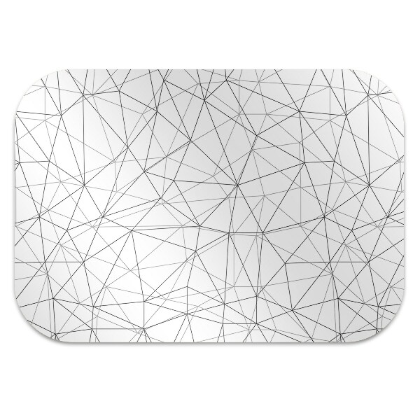 Stuhlmatte für Hartböden Geometrische Linien