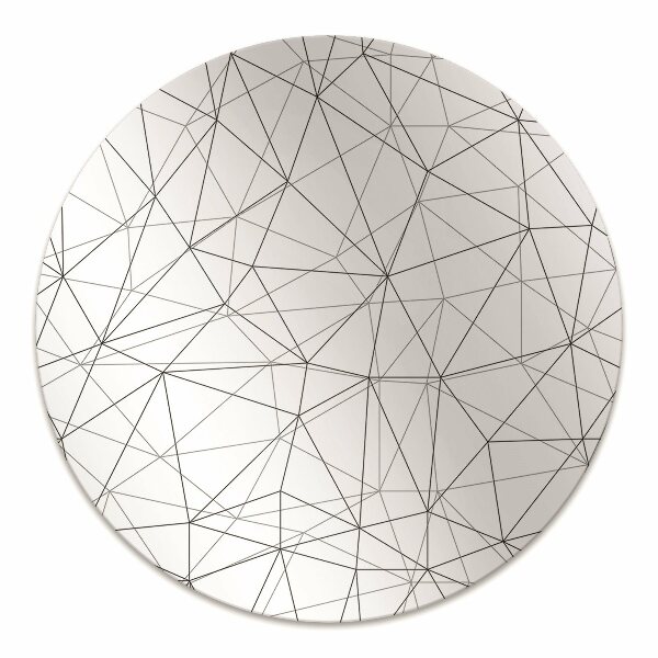 Stuhlmatte für Hartböden Geometrische Linien