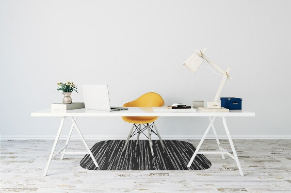 Stuhlmatte Schwarzes Design