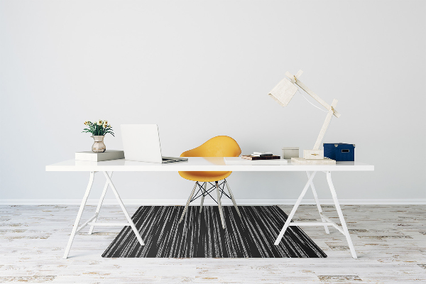Stuhlmatte Schwarzes Design
