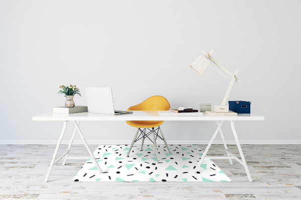 Stuhlunterlage Retro-Muster