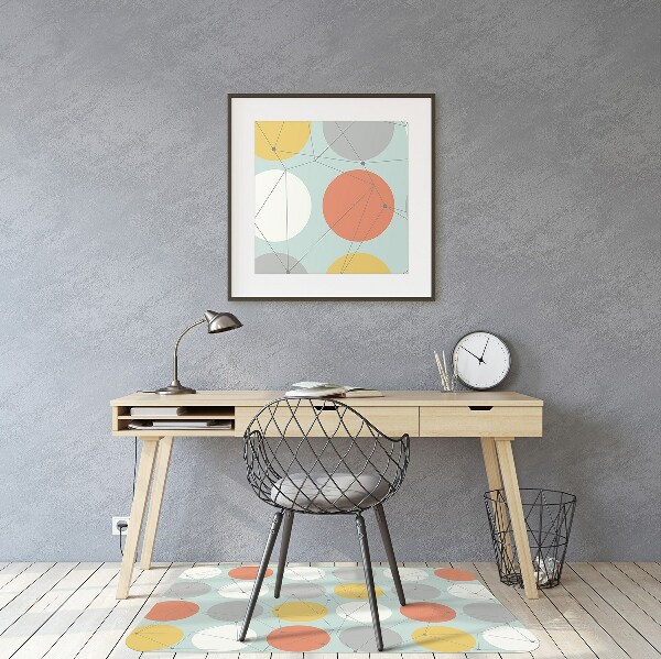 Stuhlunterlage Geometrisches Muster