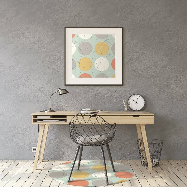 Stuhlunterlage Geometrisches Muster
