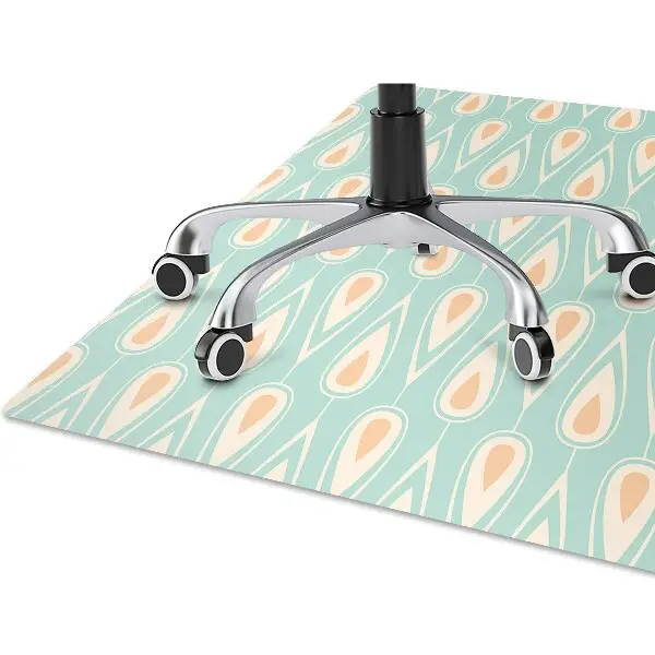 Stuhlmatte Retro-Muster