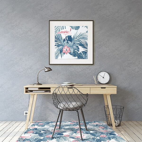 Stuhlunterlage Flamingos und Flecken