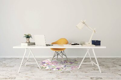 bodenschutzmatte bürostuhl Lilane Blumen